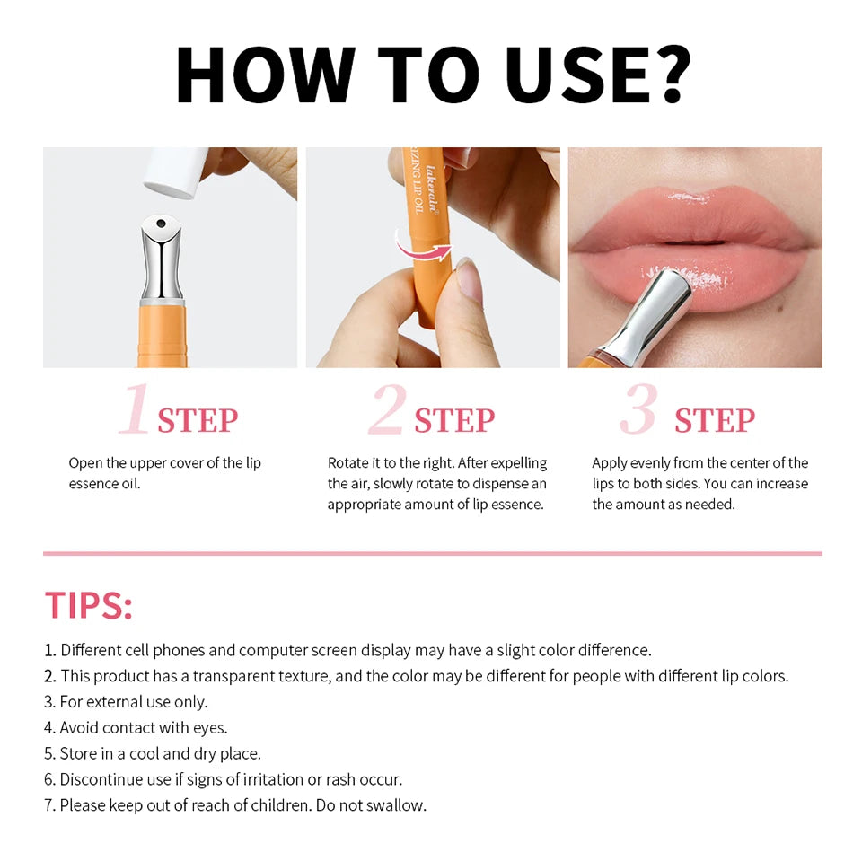 HUILE HYDRATANTE POUR LES LÈVRES